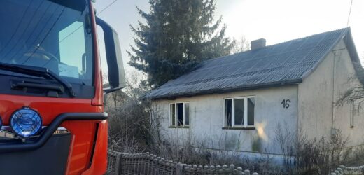 Pożar budynku mieszkalnego w Świętokrzyskiem. Nie żyje 45-latek