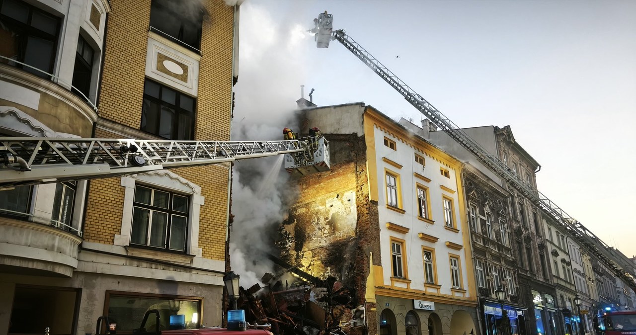 2 osoby poszukiwane po zawaleniu się kamienicy w Cieszynie