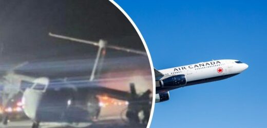 Chwile grozy na kanadyjskim lotnisku. Samolot zapalił się po wylądowaniu