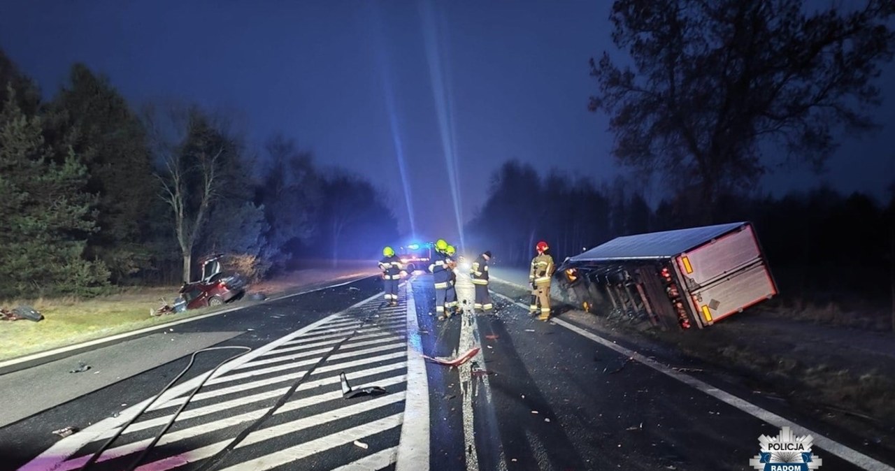 Tragiczny wypadek pod Radomiem. Zginął 33-latek