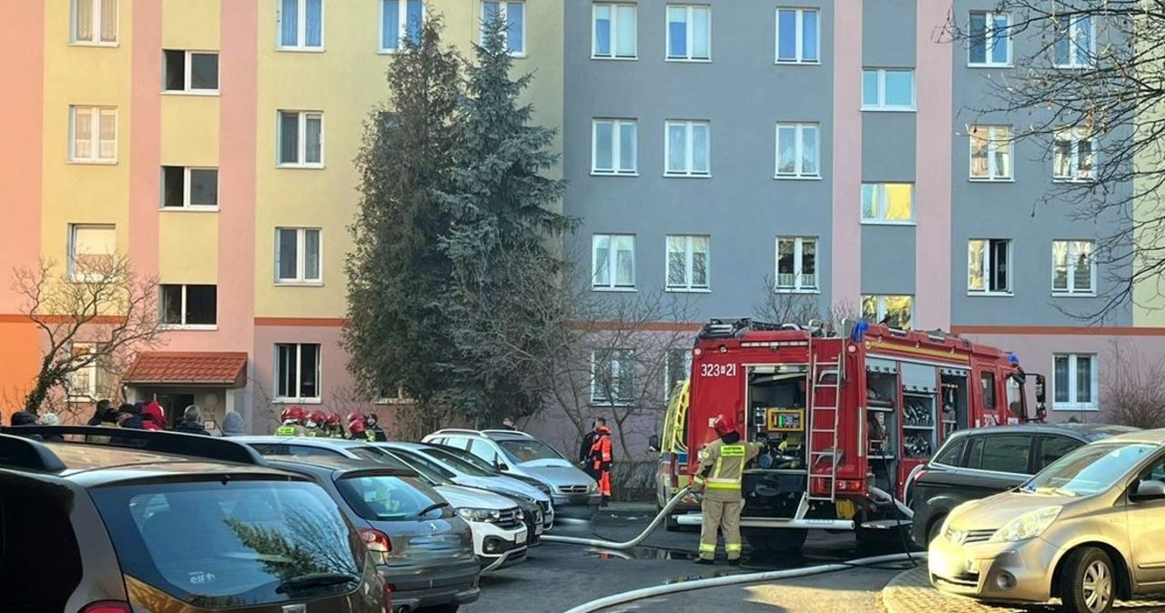 Pożar w Rzeszowie: Zdołała podać dziecko przez okno, sama zginęła