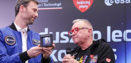 Polski astronauta zabierze w Kosmos złote serduszko WOŚP
