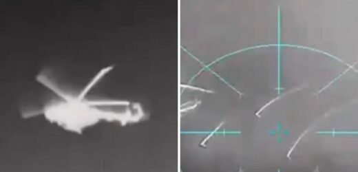 Ukraiński dron morski zestrzelił rosyjski śmigłowiec. Zobacz nagranie