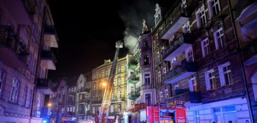 Pożar w centrum Poznania. Ewakuowano 10 osób