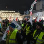 „Precz z zielonym ładem – zbrodniczym dla Polski układem”. Protest rolników w Warszawie