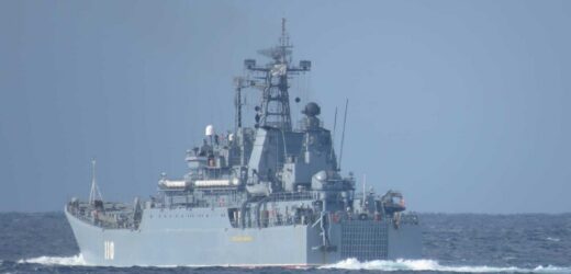 Portugalska marynarka wojenna śledzi pięć rosyjskich okrętów