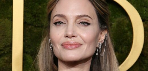 Zjawiskowa Angelina Jolie na rozdaniu Złotych Globów. Na uroczystość zabrała córkę