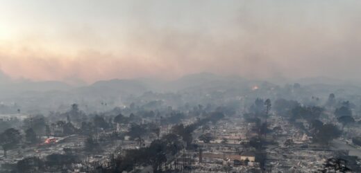 Morze ruin. Widok zniszczeń w Los Angeles poraża