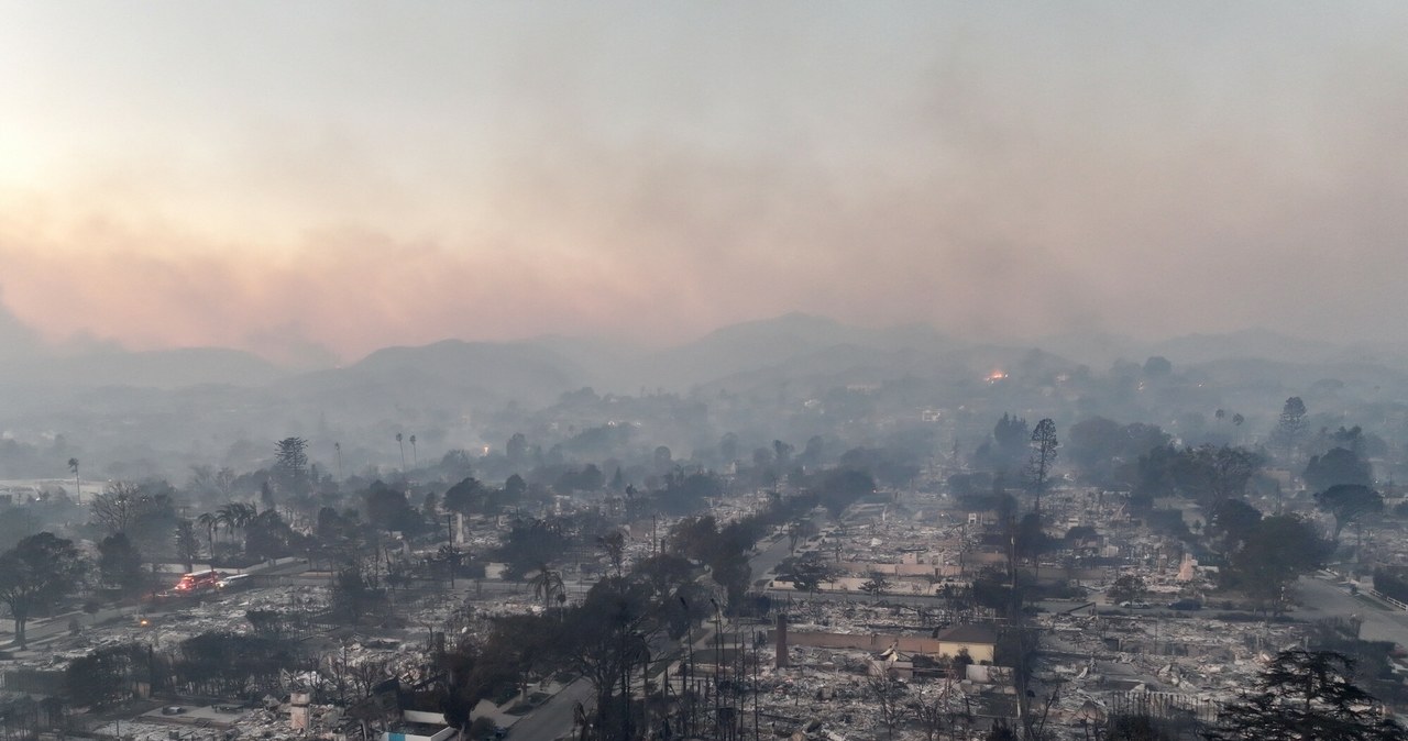 Morze ruin. Widok zniszczeń w Los Angeles poraża