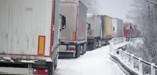 To przejście graniczne jest zamknięte dla ciężarówek. Wszystko przez śnieg