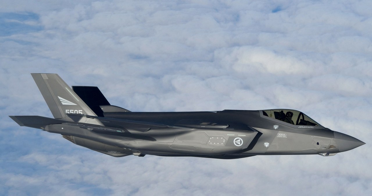 Norweskie myśliwce F-35 w pierwszej akcji nad polskim niebem