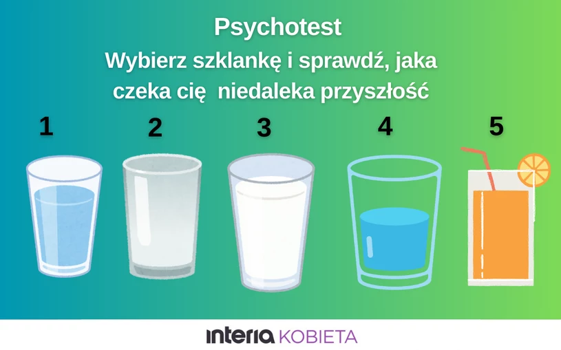 Psychotest: Jaka czeka cię niedaleka przyszłość? Wybierz szklankę i sprawdź to