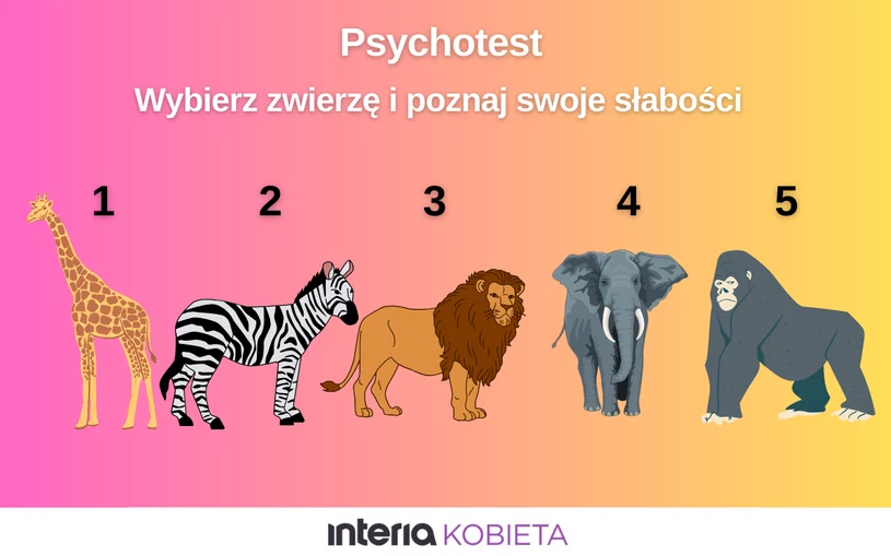 Test osobowości: Wybierz zwierzę i poznaj swoje największe słabości