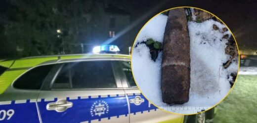 Znalazł w lesie pocisk i przyniósł go do domu. Konieczna była ewakuacja