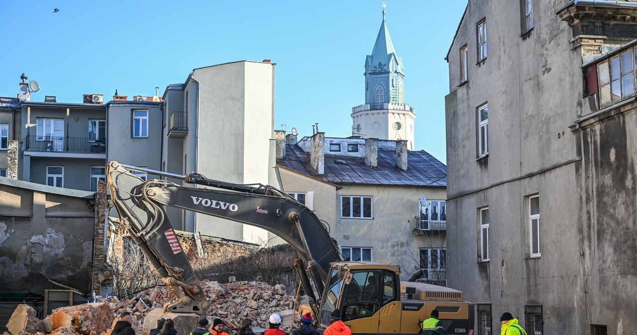 Lublin: Po katastrofie budowlanej mieszkańcy mogą wrócić na ul. Bernardyńską