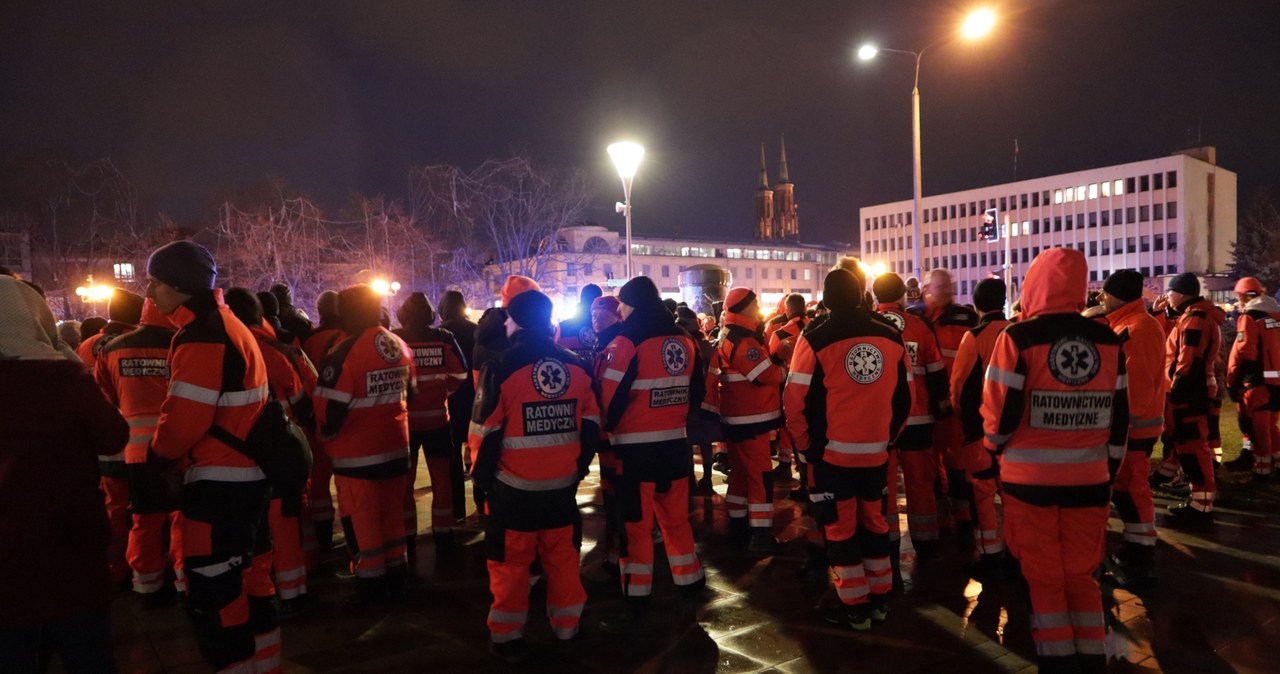 Marsz przeciwko agresji wobec ratowników medycznych