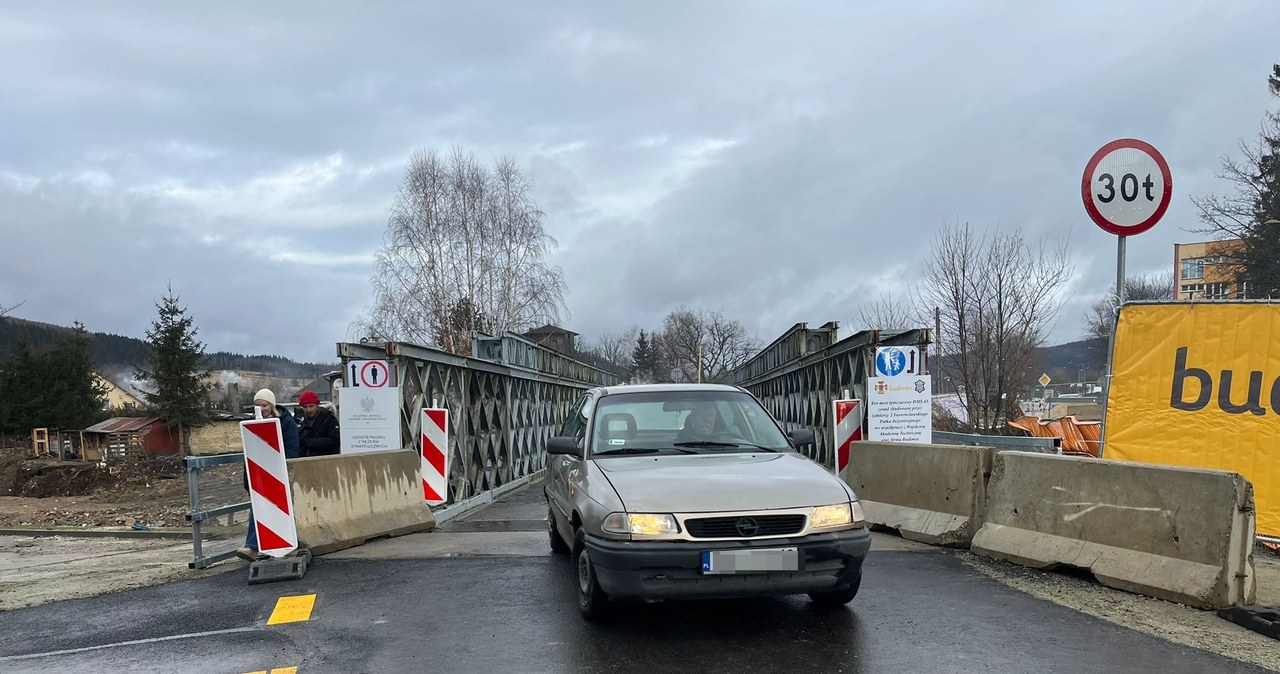 Most tymczasowy w Stroniu Śląskim w końcu otwarty
