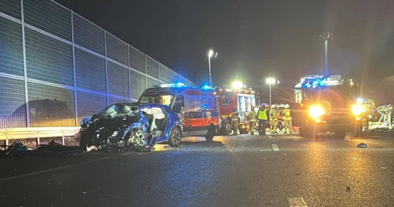 Śmiertelny wypadek na A2. Kierowca jechał pod prąd