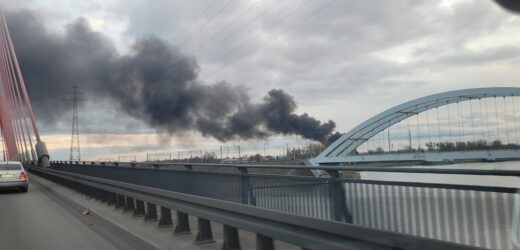 Duży pożar w Gdańsku. Płonie magazyn