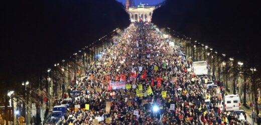 Gorąco w Niemczech. 160 tys. osób demonstrowało w Berlinie