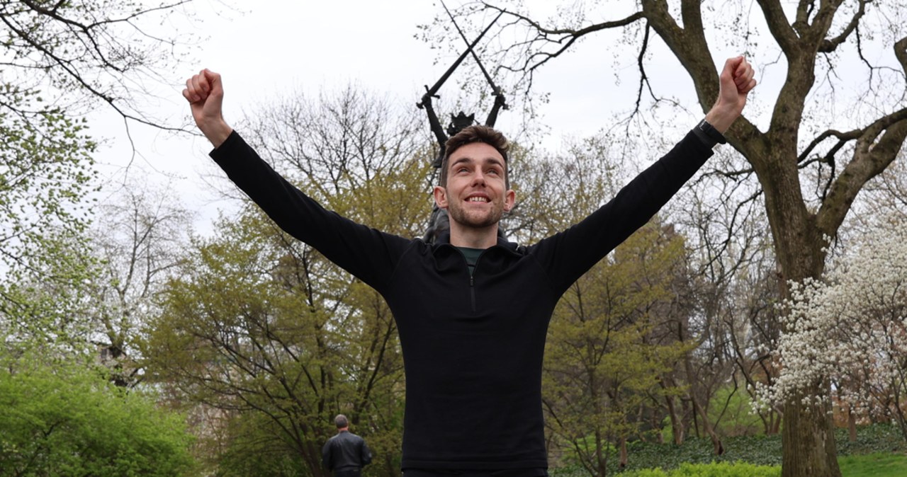 Zrobił to! „Polski Forrest Gump” przebiegł przez całe USA