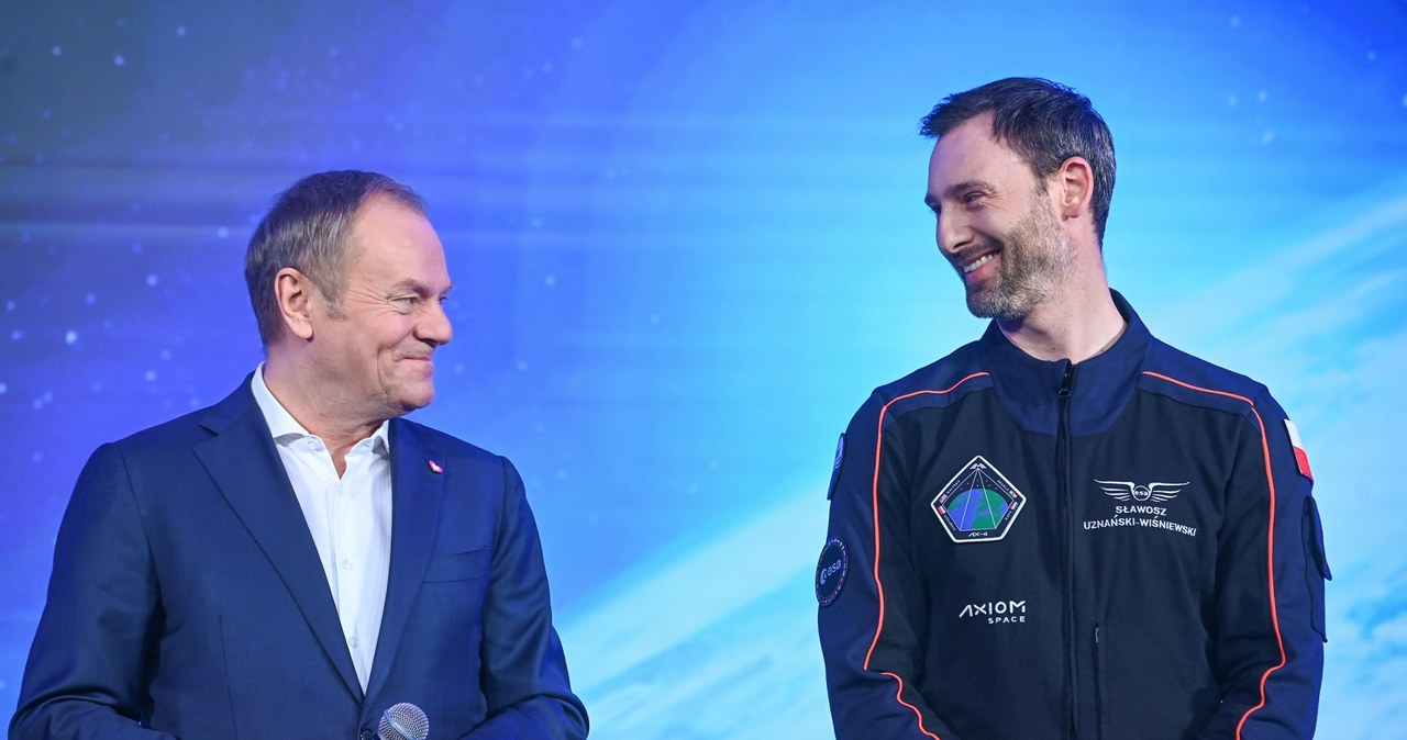 Tusk spotkał się z astronautami. „Polskie ambicje sięgają Kosmosu”