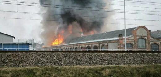 Ogromy pożar w Gdańsku. Płonie zabytkowa hala