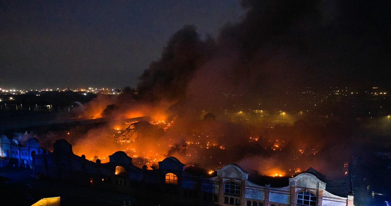 Potężny pożar w Gdańsku. Zniszczenia są ogromne