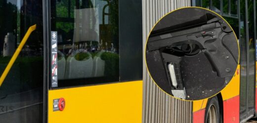 Strzelał w drzwi autobusu. Są zarzuty dla 36-latka