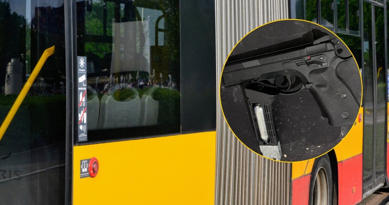 Strzelał w drzwi autobusu. Są zarzuty dla 36-latka