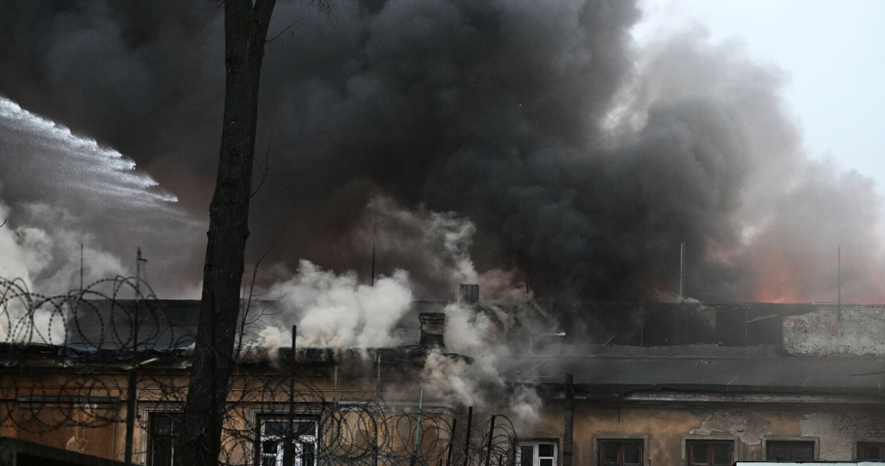 Duży pożar w Moskwie. W budynku było ponad 200 osób