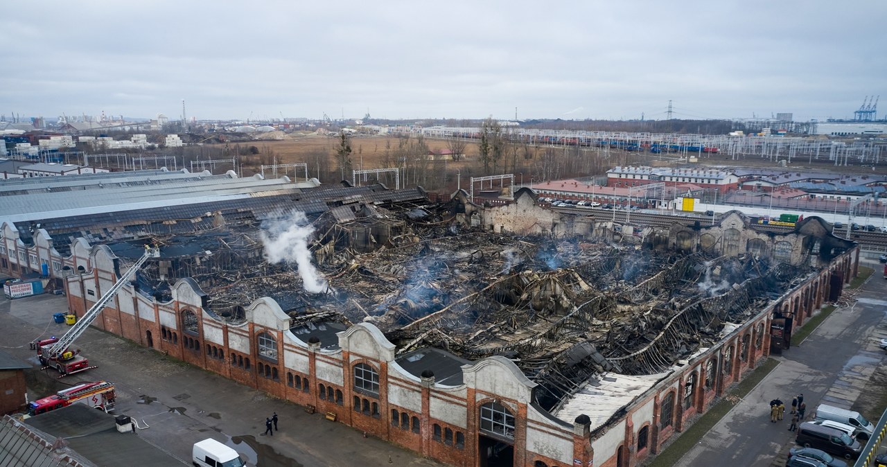 Pożar hali w Gdańsku. Służby wykorzystują skaner 3D
