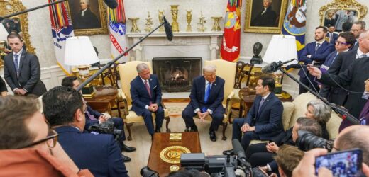 Donald Trump spotkał się w Waszyngotnie z królem Jordanii