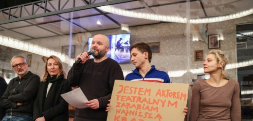 ​Aktorzy Teatru Śląskiego zaprotestowali przeciwko niskim wynagrodzeniom