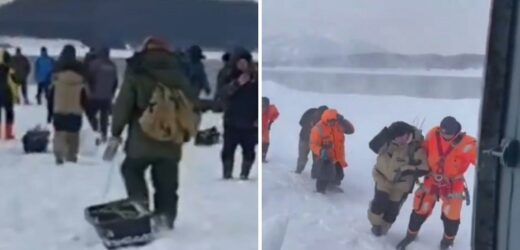 Ponad 130 rybaków utknęło na dryfującej krze. Niektórzy odmawiali pomocy