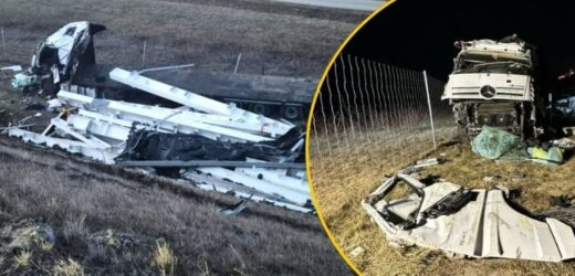 Tragedia na A4. Z tira zostały strzępy, zdjęcia przerażają