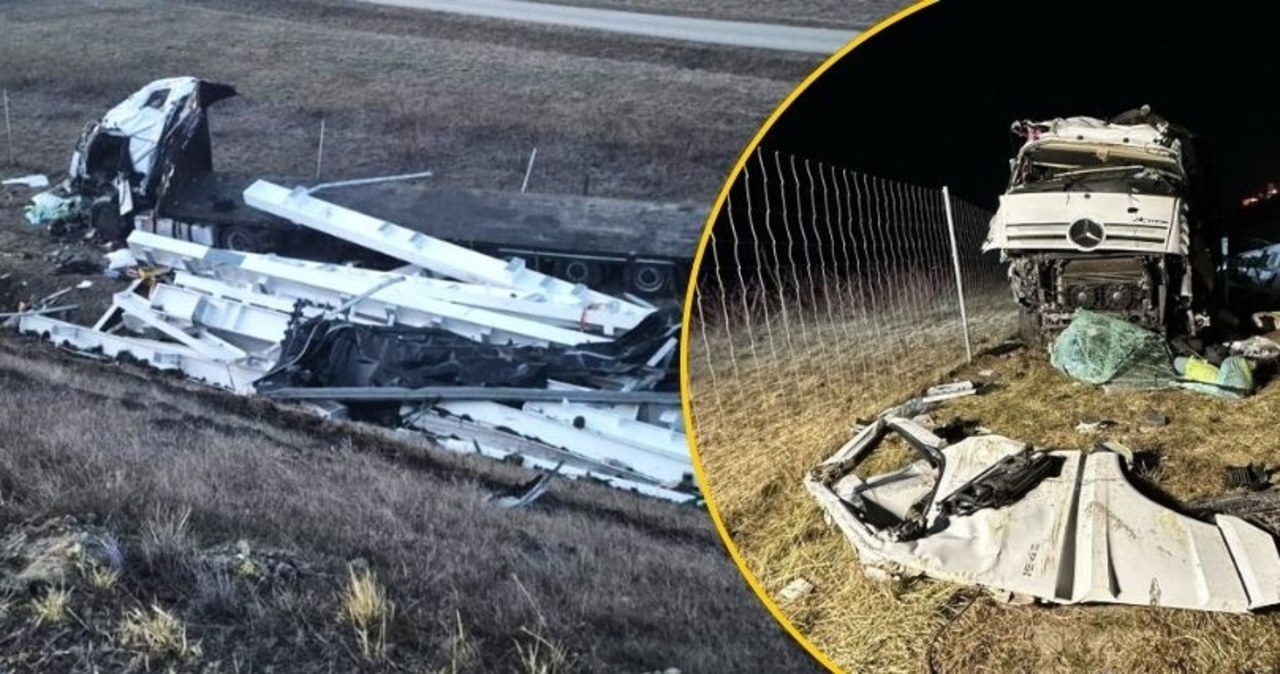 Tragedia na A4. Z tira zostały strzępy, zdjęcia przerażają