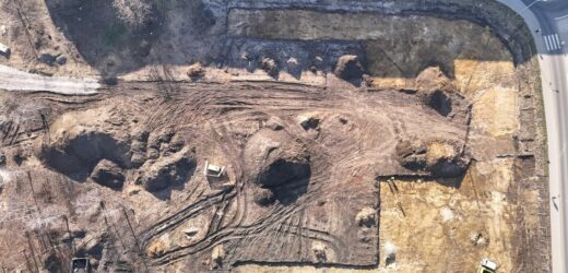 Pozostałości średniowiecznej osady na budowie zbiornika retencyjnego