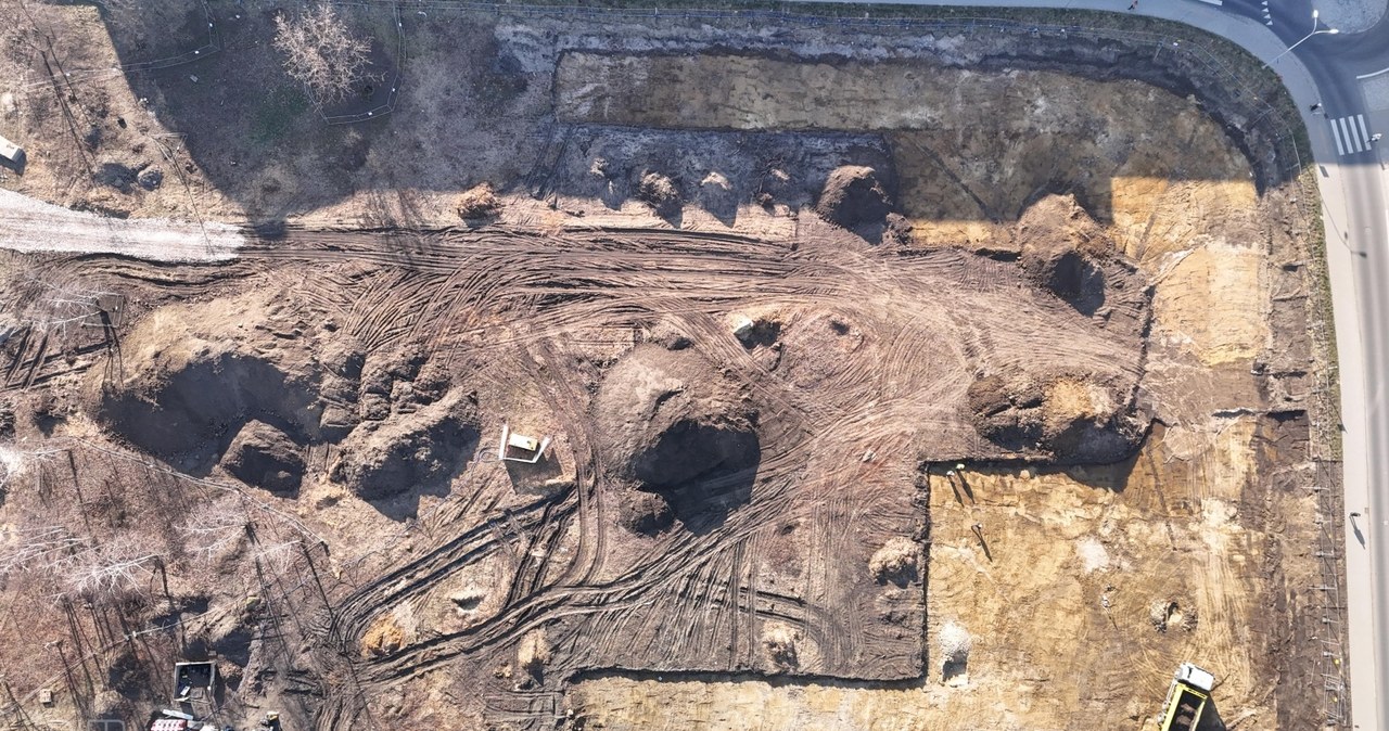 Pozostałości średniowiecznej osady na budowie zbiornika retencyjnego