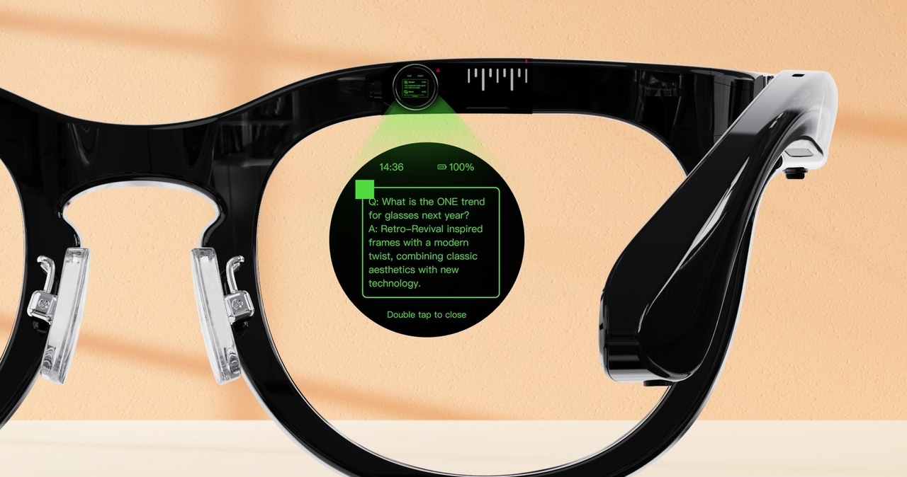 Dyskretne inteligentne okulary z AI