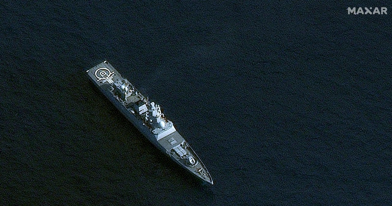 Rosyjskie okręty na Morzu Śródziemnym. Śledziły je trzy zachodnie samoloty