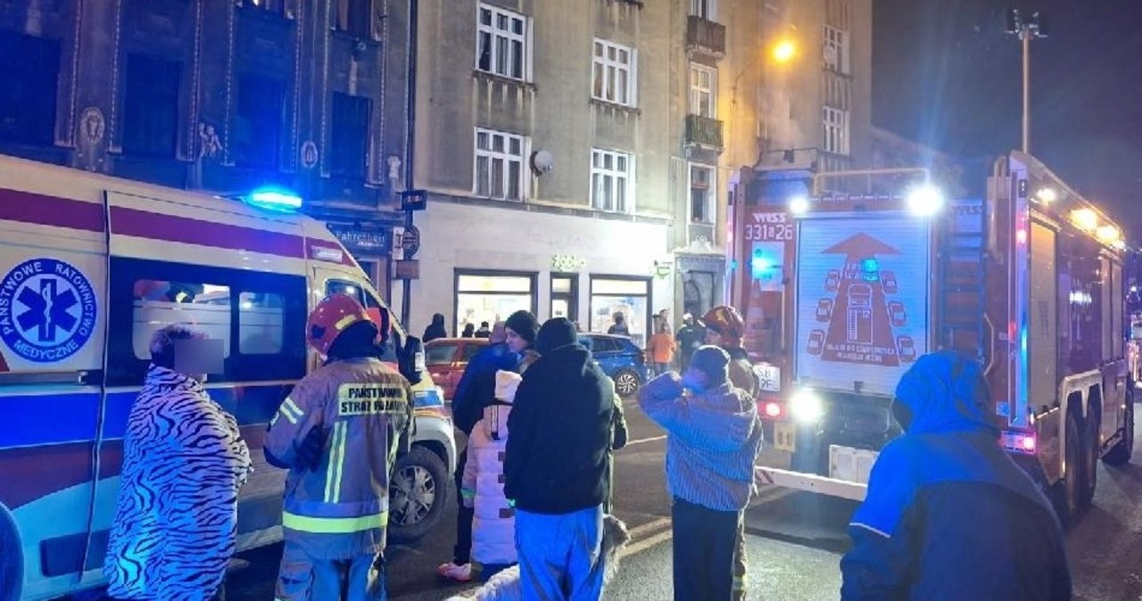 ​Pożar mieszkania w centrum Bielska-Białej. 5 osób w szpitalu, w tym dzieci
