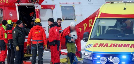 Groźny wypadek na Rysach. Spadający turysta strącił małżeństwo