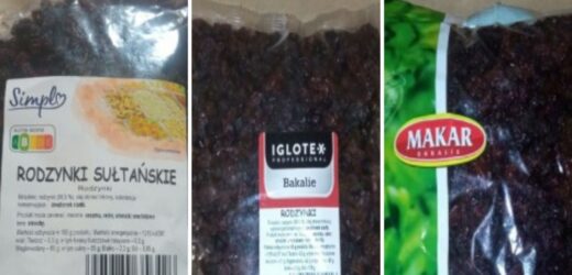 Toksyna w rodzynkach z Uzbekistanu. GIS ostrzega