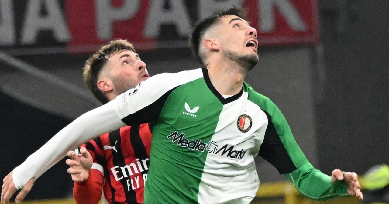 Moder i Marciniak w akcji. Feyenoord wyrzucił Milan z Ligi Mistrzów