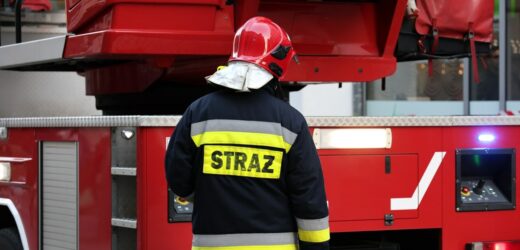 Pożar w akademiku w Kielcach. Jedna osoba w szpitalu