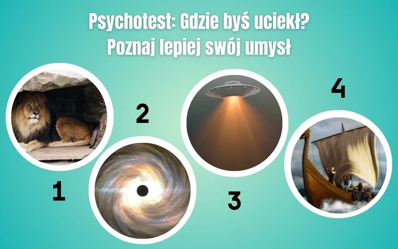Psychotest: Poznaj swój umysł i instynkt przetrwania. Gdzie byś uciekł?