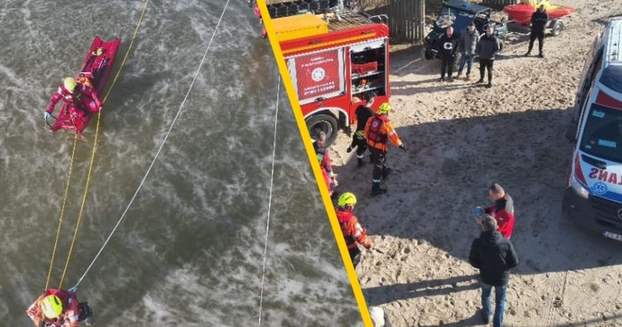 Pod mężczyzną załamał się lód. Dramatyczne chwile nad jeziorem