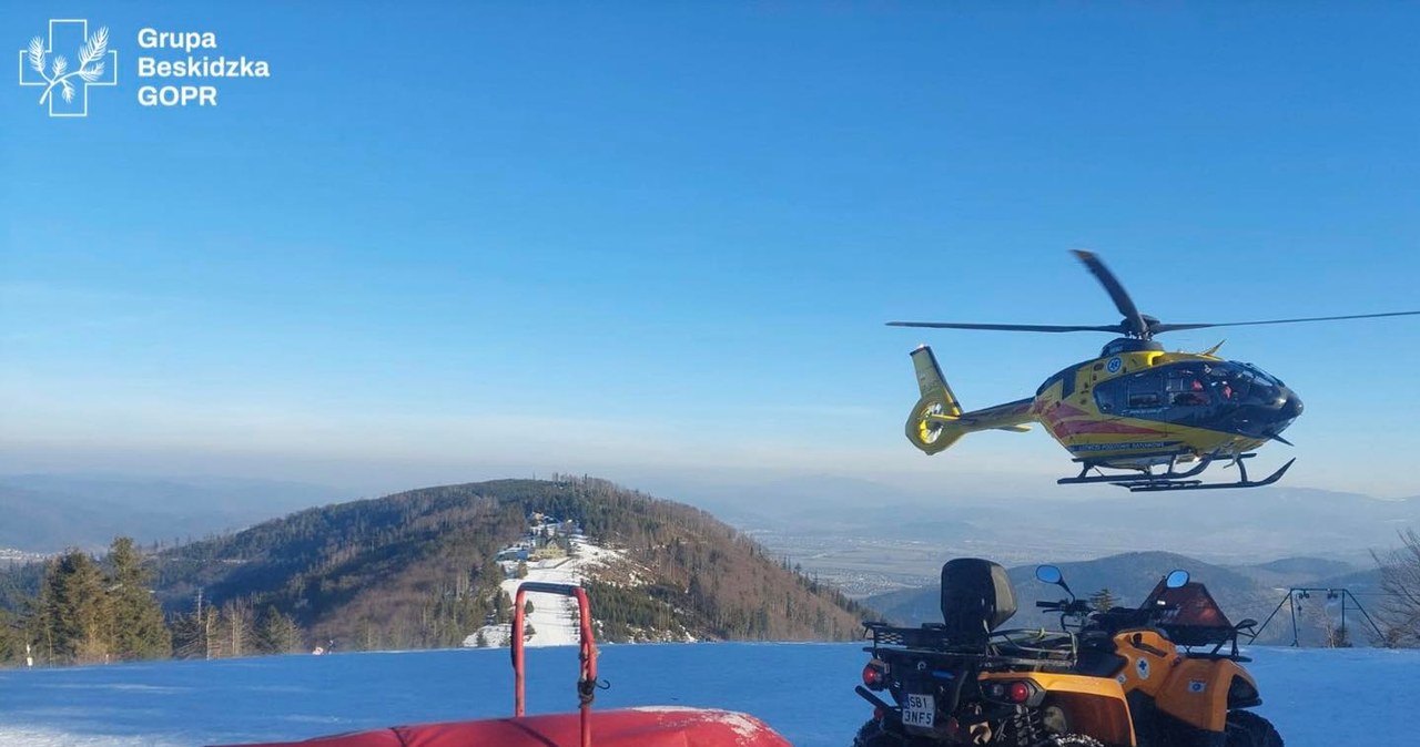Nie żyje mężczyzna znaleziony na szlaku w Beskidach